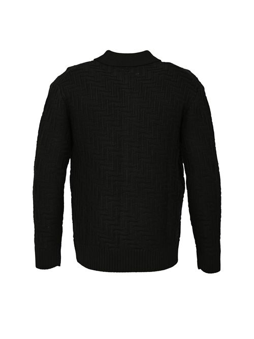 Cardigan in lana con texture Paolo Pecora | A030 F0099000